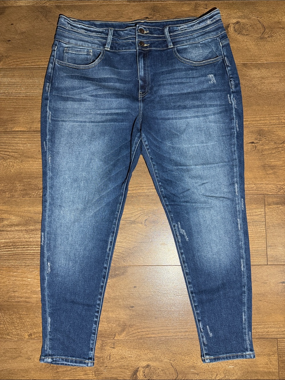 Kancan Signature Skinny Jeans Dark Blue - Size 36